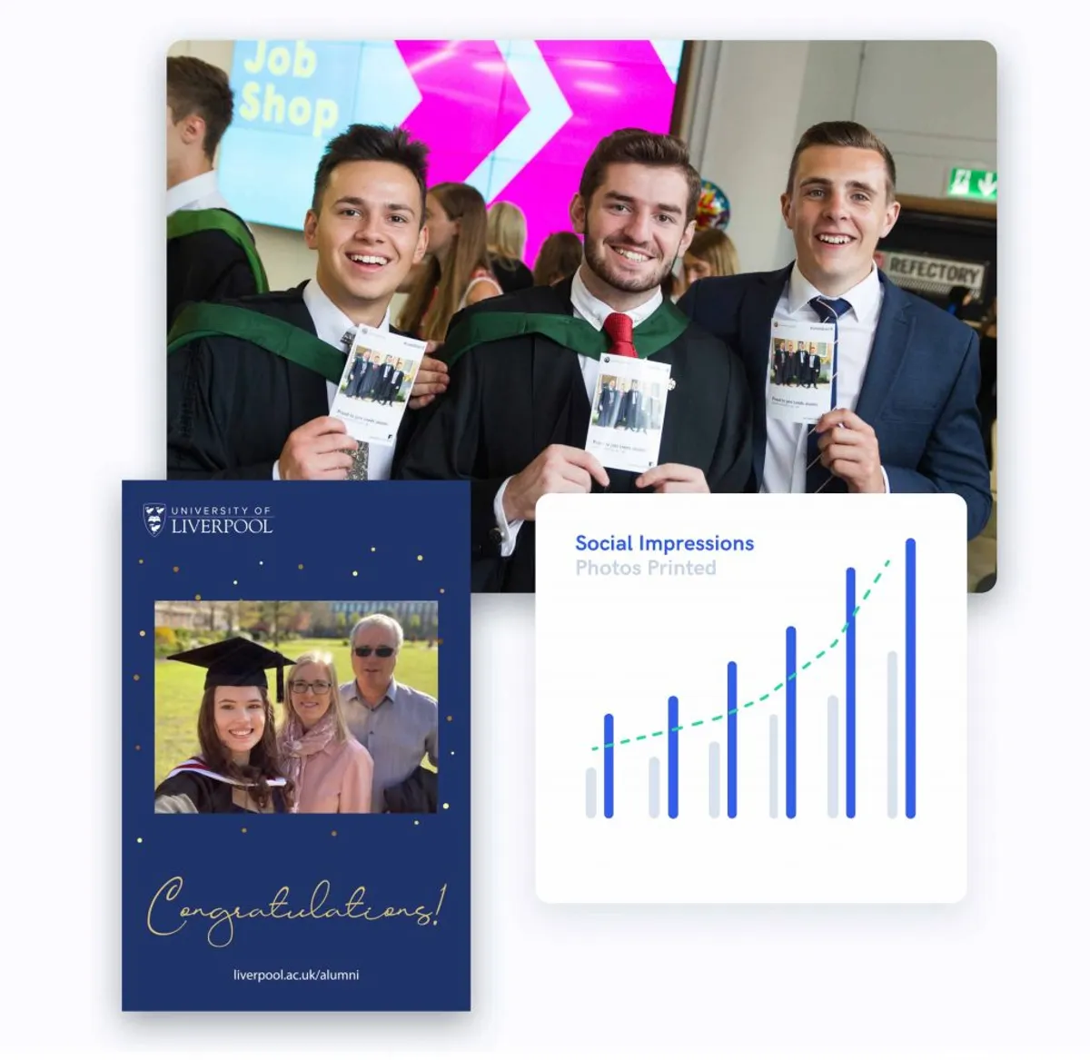 SquareShare in action at a graduation event